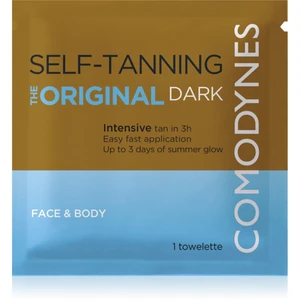 Comodynes Self-Tanning Towelette samoopalovací ubrousek na obličej a tělo odstín dark 8 ks