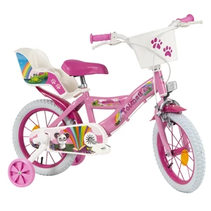 Toimsu Bicykel detské Fantasy ružovobiele 14