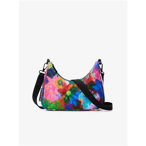 Blue-pink Women's Floral Handbag Desigual Borealis Medley - Ladies