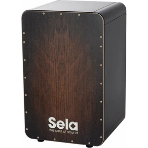 Sela SE 048 CaSela Dřevěný cajon Black/Brown Dragon