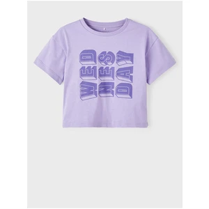 Light purple girls' T-shirt name it Balone - Girls