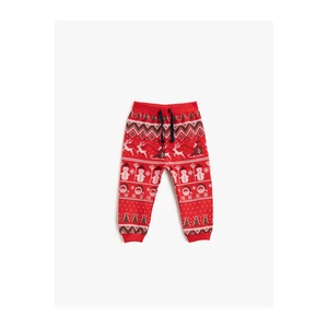 Koton Christmas Theme Jogger Sweatpants Cotton