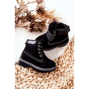 Children's Trapers Boots Black Milos