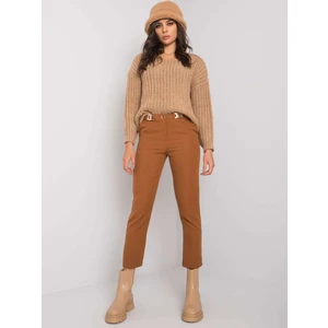 Light brown women's elegant pants