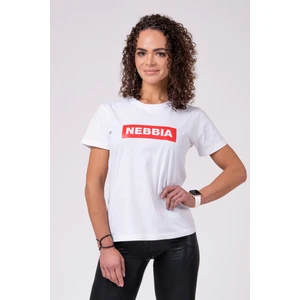 Dámské tričko Nebbia Basic 592  White  XS