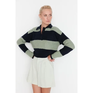 Trendyol Sweater - Navy blue - Regular fit
