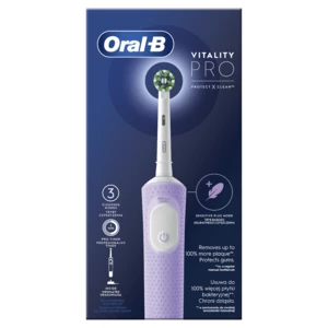 Oral B Vitality Pro Protect x Clean elektrický zubní kartáček Purple