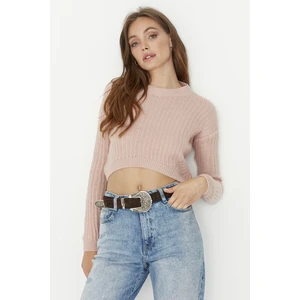 Trendyol Sweater - Pink - Regular fit