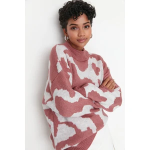 Trendyol Sweater - Pink - Regular fit