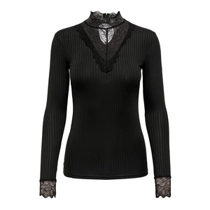 Jacqueline de Yong Dámske tričko JDYRINE Slim Fit 15166244 Black M