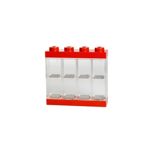 LEGO Sběratelská skříňka na 8 minifigurek červená