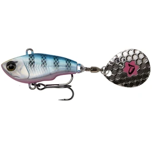 Savage gear blyskáč fat tail spin sinking blue silver pink - 5,5 cm 9 g