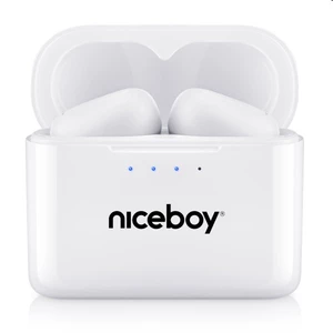 Bluetooth Stereo Headset Niceboy HIVE podsie - polar white