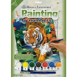 Royal & Langnickel Malování podle čísel Tygr a motýli
