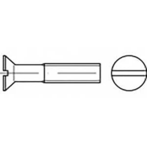 Zápustný šroub TOOLCRAFT TO-6867813, N/A, M8, 55 mm, Ušlechtilá ocel V4A , 100 ks