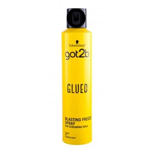 Schwarzkopf Got2b Glued Blasting Freeze Spray 300 ml lak na vlasy unisex extra silná fixace