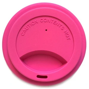 Jack N’ Jill Silicone Cup Lid víčko na kelímek Pink 1 ks