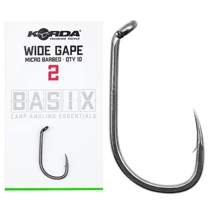 Korda háčiky basix wide gape 10 ks - veľkosť 8