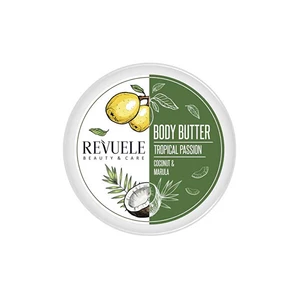 Revuele Hydratační tělové máslo pro citlivou pokožku Tropical Passion Coconut & Marula (Body Butter) 200 ml