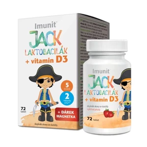 Simply You Laktobacily Jack Laktobacilák Imunit + vitamín D3 72 tablet