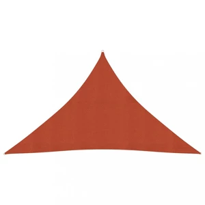 Stínící plachta trojúhelníková HDPE 3 x 3 x 3 m Dekorhome Cihlová,Stínící plachta trojúhelníková HDPE 3 x 3 x 3 m Dekorhome Cihlová
