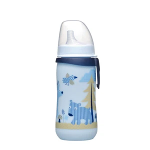 Nip First cup fľašu so silikonovým pítkom S 330 ml