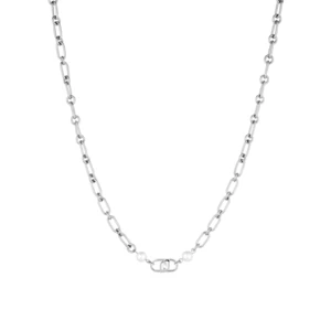 Liu.Jo Stylový ocelový náhrdelník s logem Icona LJ1731