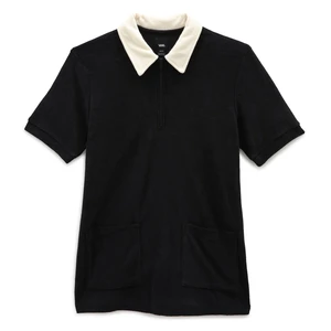 Vans WFH Half Zip Polo triko Černá