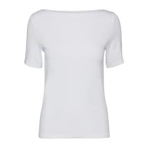 Vero Moda Dámske tričko VMPANDA Slim Fit 10231753 Bright white L