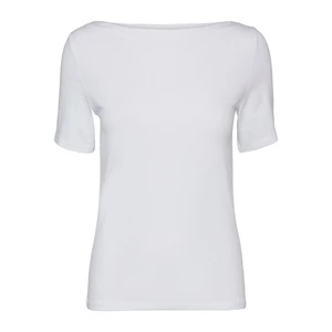 Vero Moda Dámske tričko VMPANDA Slim Fit 10231753 Bright white L