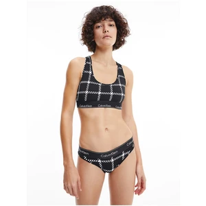 White-Black Plaid Panties Calvin Klein - Women