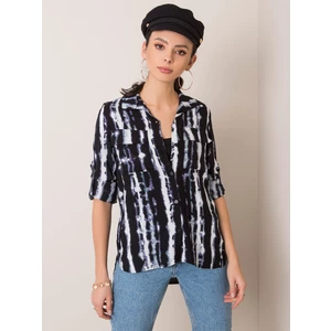 RUE PARIS Black and white shirt from Blackout