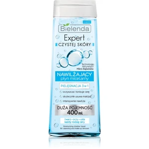 Bielenda Expert Pure Skin Moisturizing micelárna čistiaca voda 3v1 400 ml