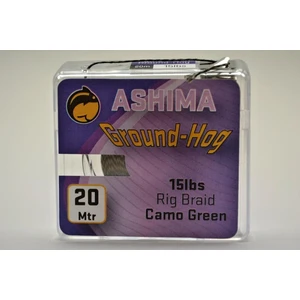 Ashima extra potápivá návazcová šňůra ground-hog 20 m 25 lb-barva green