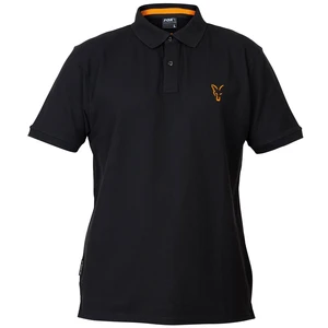 Fox triko collection black orange polo shirt-velikost s