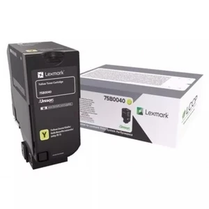 Lexmark originální toner 75B0040, yellow, 10000str., high capacity, Lexmark CS727, CS728, CX727