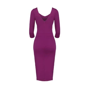 Lenitif Woman's Dress K476 Fuchsia