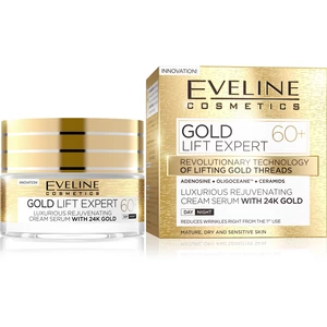Eveline Cosmetics Gold Lift Expert denní a noční krém 60+ s omlazujícím účinkem 50 ml