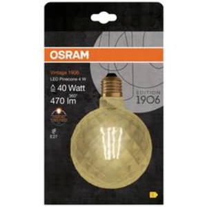 LED žárovka Vintage 1906 E27 Osram 4,5W (40W) teplá bílá (2500K) Retro Filament Gold Pinecone
