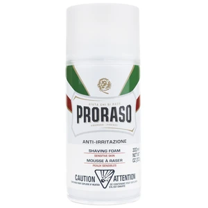 Proraso Pěna na holení pro citlivou pokožku se zeleným čajem White (Shaving Foam) 300 ml