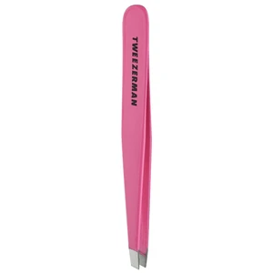 Tweezerman Studio Collection pinzeta so zošikmeným koncom Pink
