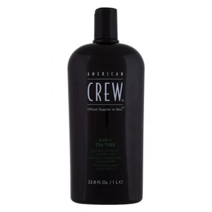 American Crew Hair & Body 3-IN-1 Tea Tree šampón, kondicionér a sprchový gel 3 v 1 pro muže 1000 ml