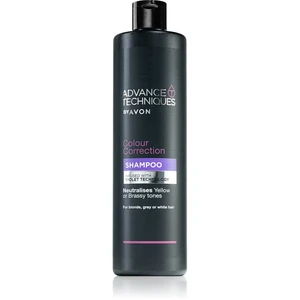 Avon Advance Techniques Colour Correction fialový šampon pro blond a melírované vlasy 400 ml