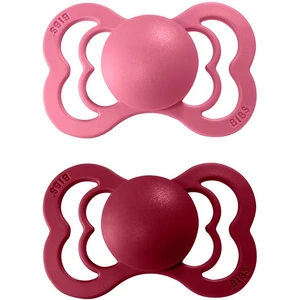 BIBS Supreme cumlík z prírodného kaučuku coral/ruby