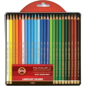 KOH-I-NOOR Polycolor Artist's Coloured Pencils Landscape 24