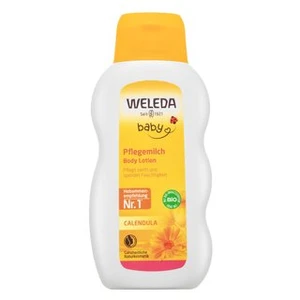 Weleda Baby Calendula Body Lotion relaxačný kúpeľový a sprchový gél s esenciálnymi olejmi pre deti 200 ml