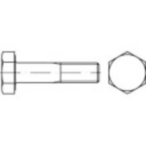 HV skrutky šesťhranné TOOLCRAFT 146743, N/A, M16, 65 mm, ocel, 1 ks