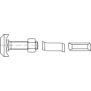 Šroub s T hlavou 161518, N/A, M10, 40 mm, ocel, 100 ks