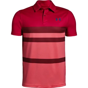 Under Armour Tour Tips Engineered Polo Červená YS