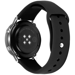 4wrist Silikonový řemínek pro Samsung Galaxy Watch - Black 22 mm